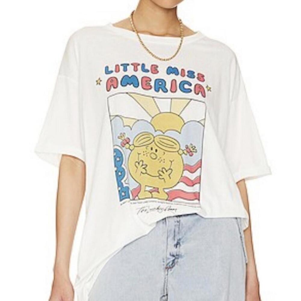 The Laundry Room Little Miss America Oversized T-Shirt Medium